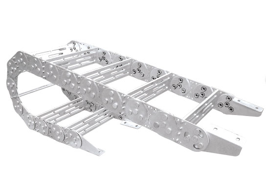 TL115 型钢制拖链安装尺寸图
